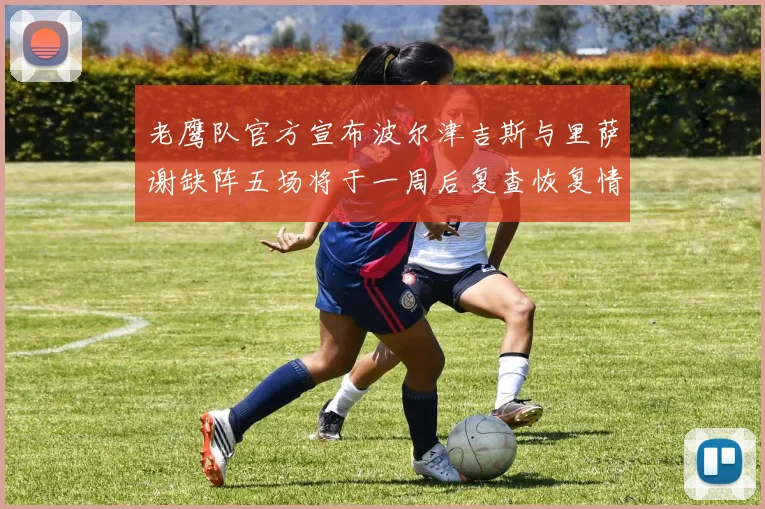 老鹰队官方宣布波尔津吉斯与里萨谢缺阵五场将于一周后复查恢复情况